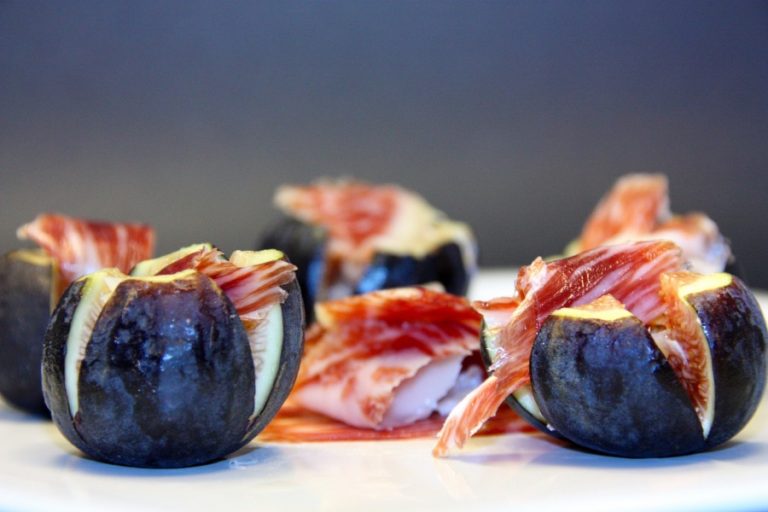 Figs, Jamon Serrano & Iberico Cheese Jamones Sin Fronteras